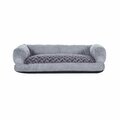 New Age Pet Buddys Memory Foam Dog Bed Cushion, Grey - Large CSH305L